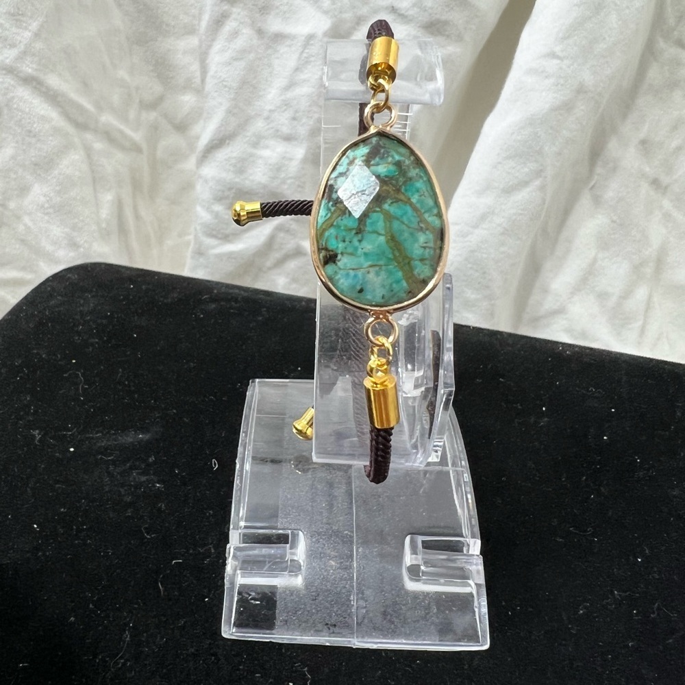 Fashion Jewelry Ladys Genuine African Turquoise Gem
Stone On A Fabric โ๏ธ - Picture 13 of 14